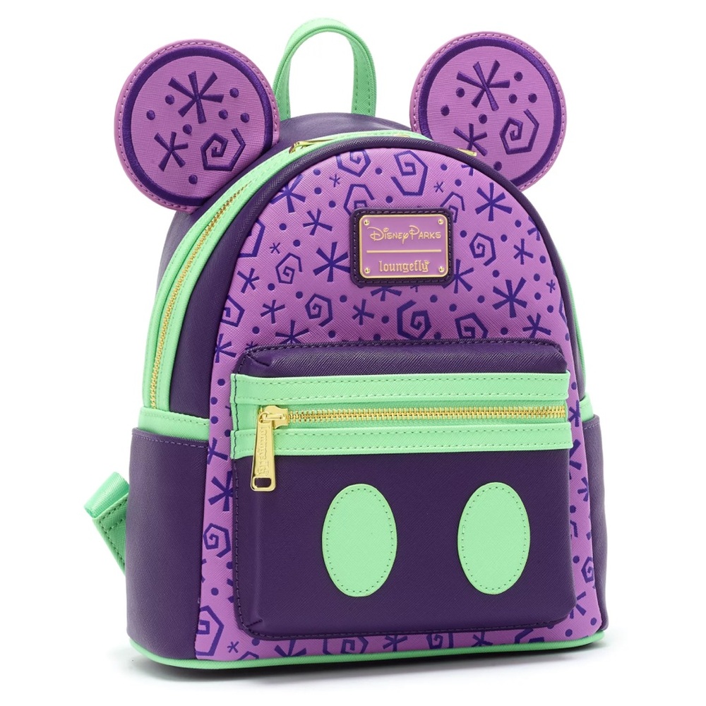 LOUNGEFLY NWT DISNEY PARKS MICKEY MAIN ATTRACTION ALICE IN WONDERLAND BACKPACK
